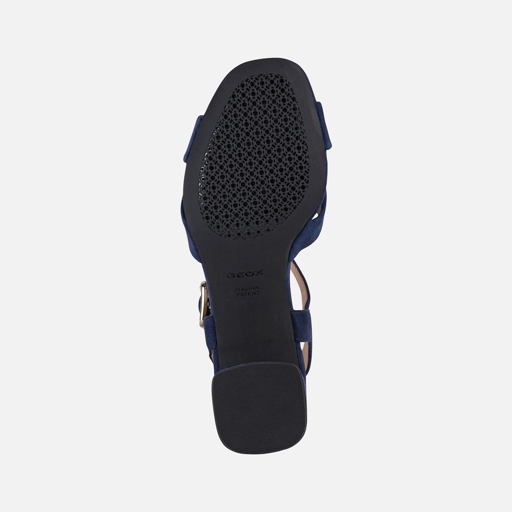 Geox Bayan Sandalet Mavi - Genziana - MHV-145097